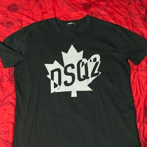 DSQUARED2 Black and White Logo Tee